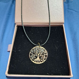 Women's Gold Tree of Life Pendant Necklace